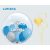 Egyedi Deco Bubble 61cm-es lufi, felirattal, lufikkal töltve