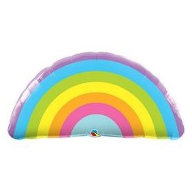 Óriás lufi 36", 91cm-es szivárvány, rainbow, 78556