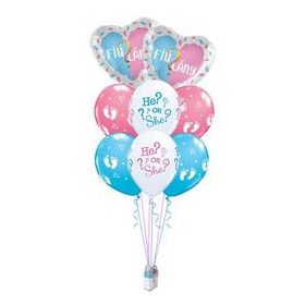   Héliumos luficsokor babaváróra Fiú vagy Lány - INGYENES KISZÁLLÍTÁSSAL
