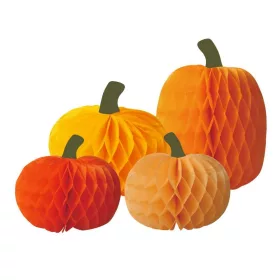Halloween tök, méhsejt 4db
