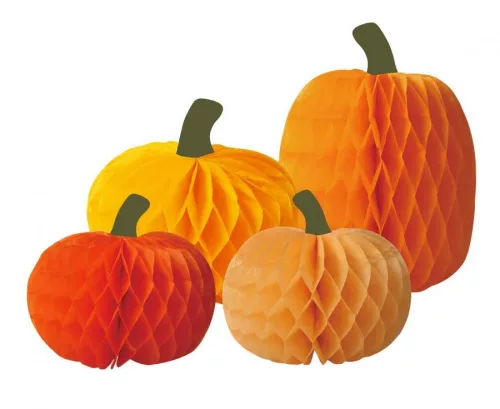 Halloween tök, méhsejt 4db
