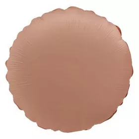 Egyszínű kerek lufi 18" 45cm Matt púder