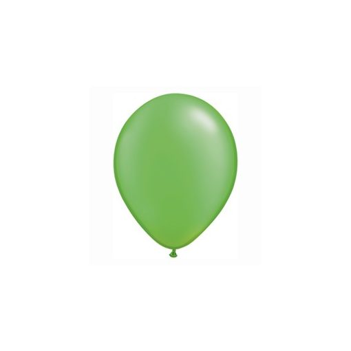 Lufi QUALATEX 5" (13cm-es) gyöngyház (pearl) színek -  100db/csomag - gyöngyház limezöld, pearl lime green 49956