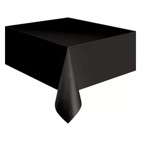 Műanyag asztalterítő 137x274cm Fekete, p5096