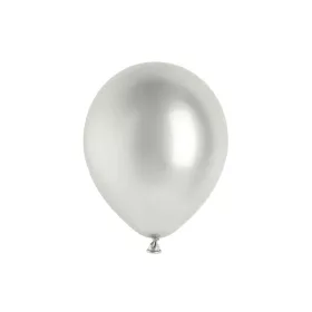   Lufi 12" (30cm-es) chrome, Glossy színek -  10db/csomag, Glossy Silver, Ezüst