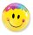 Mintás Bubbles lufi 22" 56cm Smiley 