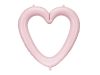 Egyszínű szív fólia lufi 34" 86cm rózsaszín szív, levegővel tölthető