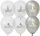 BALONEVI lufi, 12" 30cm, 50db/cs, Unikornis Króm mix