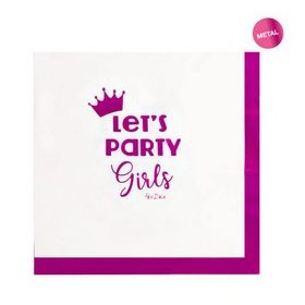   Szalvéta lánybúcsúra, Let's party, 33x33cm, 16db, gi63998