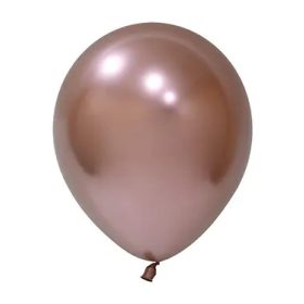   BALONEVI Latex lufi 24" 60cm, 3db/cs, Krom Rose Gold, Króm Rosegold, Rózsaarany