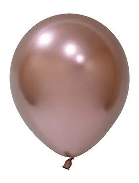 BALONEVI Latex lufi 24" 60cm, 3db/cs, Krom Rose Gold, Króm Rosegold, Rózsaarany