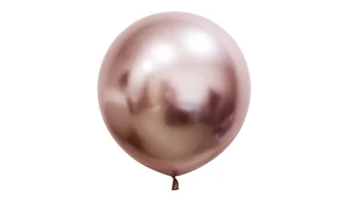BALONEVI lufi 24" 60cm, 3db/cs, Chrome Rose Gold, Króm Rosegold, RózsaArany