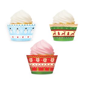 Muffinpapír, Mikulás, Karácsony 