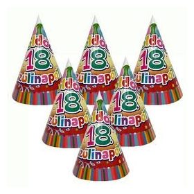 Csákó Boldog szülinapot! 6db 18-as számmal, 39208