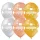 Ballagási latex lufi 11" 28cm Ballagásodra szeretettel!, 6db, Metál