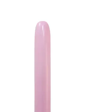 BALONEVI modellező lufi, 260, 100db/cs Pastel Pink, Rózsaszín