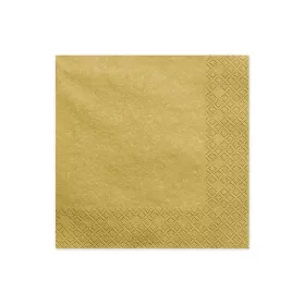 Szalvéta 33x33cm 20db Arany