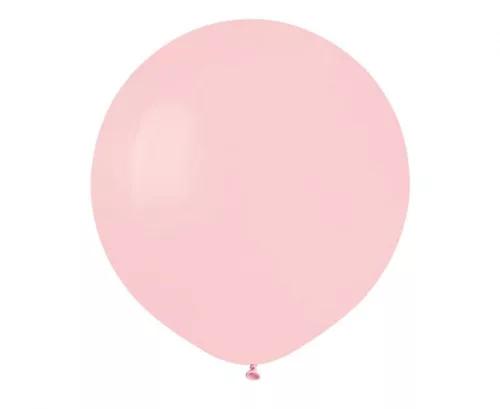 Gömb lufi 19" (48cm-es) léggömb, Powder Pink, Rózsaszín