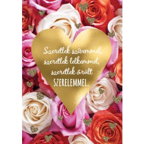 Cardex Valentin napi képeslap borítékkal