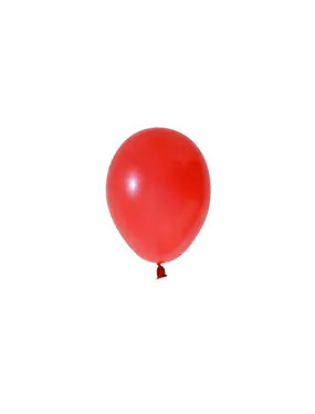 BALONEVI Latex lufi, 5", 13cm, 100db/cs, Pastel Red, Piros