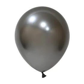   BALONEVI Latex lufi 18" 45cm, 25db/cs, Krom Space Gray, Króm Szürke