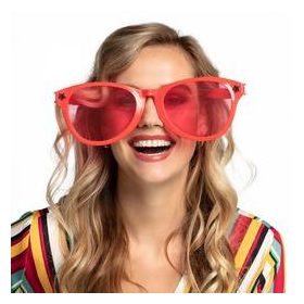 Óriás napszemüveg, Piros, t00536-3