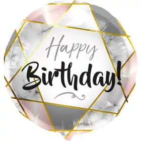 Szülinapi lufi 18" 45cm Happy Birthday