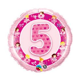 Szám, Számos lufi 18" 45cm - 5-ös lufi