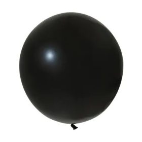   BALONEVI Latex lufi 24" 60cm, 3db/cs, Pastel Black, Fekete