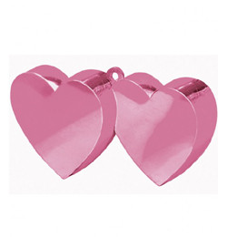 Léggömbsúly, nehezék 170g dupla szív forma, rózsaszín színben, a1171106