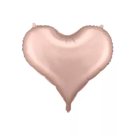 Egyszínű szív lufi 29" 75cm Rosegold szív