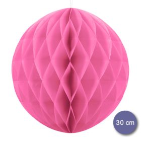 Méhsejt lampion dekoráció, pink - 30cm