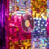 Függő dekoráció spirálos, 6db, Disco Retro