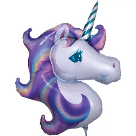 Óriás fólia lufi 33" 83cm, Unikornis, Unicornis, Egyszarvú, n3129901