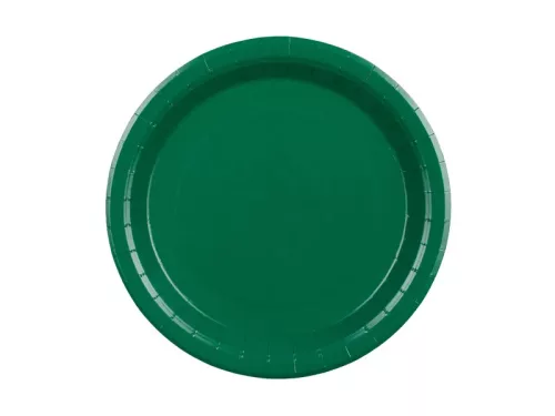 Papírtányér 23cm 6db sötétzöld