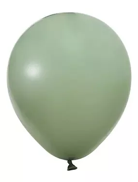 BALONEVI lufi 18" 45cm, 10db/cs, Pastel Moldy Green, Penészzöld