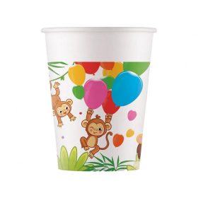 Papírpohár Dzsungel 2dl, 8db 