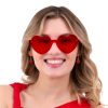 Partyszemüveg, Piros, szív