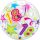 Számos Bubbles lufi 22" 56cm 18-as számmal