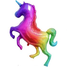 Óriás fólia lufi 31" 78cm, Unikornis, Unicornis, Egyszarvú, n3561201, héliummal töltve