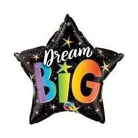 Ballagási lufi 18" 45cm Dream Big, 17431