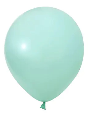 BALONEVI Latex lufi 18" 45cm, 25db/cs, Pastel Sea Green, Tengerzöld