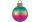 Fólia gömb lufi 20" 50cm Orbz, karácsonyfa gömb, szivárvány, héliummal töltve, 4042401