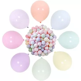   BALONEVI Latex lufi, 5", 13cm, 100db/cs, Macaron Assorted, Macaron vegyes színek