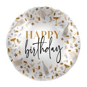 Szülinapi óriás lufi 28" 71cm Happy Birthday