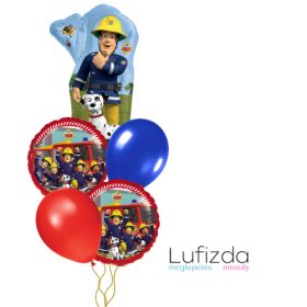   Héliumos luficsokor, Sam a tűzoltó - INGYENES KISZÁLLÍTÁSSAL