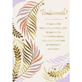 CARDEX Képeslap, Tanáromnak