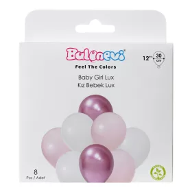 Lufi 12", 30cm 8db vegyes színek, Baby Girl Lux