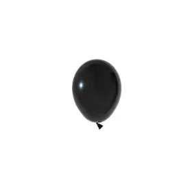   BALONEVI Latex lufi, 5", 13cm, 100db/cs, Pastel Black, Fekete
