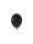 BALONEVI Latex lufi, 5", 13cm, 100db/cs, Pastel Black, Fekete